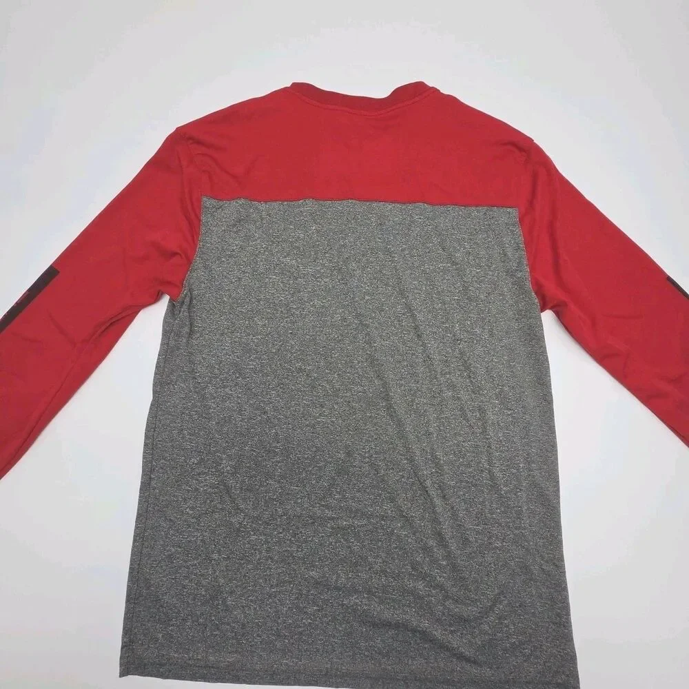 THREE Cleveland Cavaliers Shirts Men Sz Medium Thermal Gray 1/4 Zip Red NBA CAVS